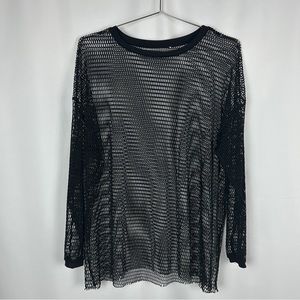 Unisex Fishnet Long Sleeve Shirt